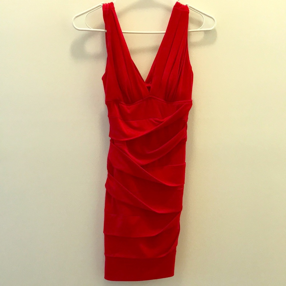 Sultry red dress